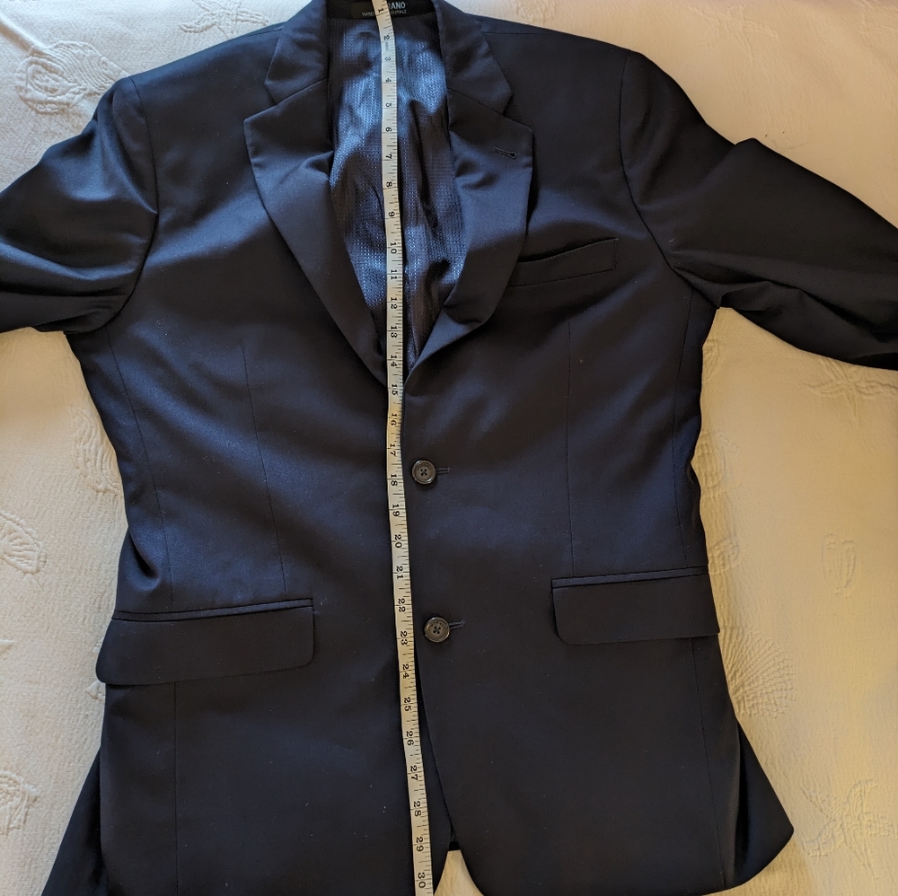 Men's navy blue sport coat
